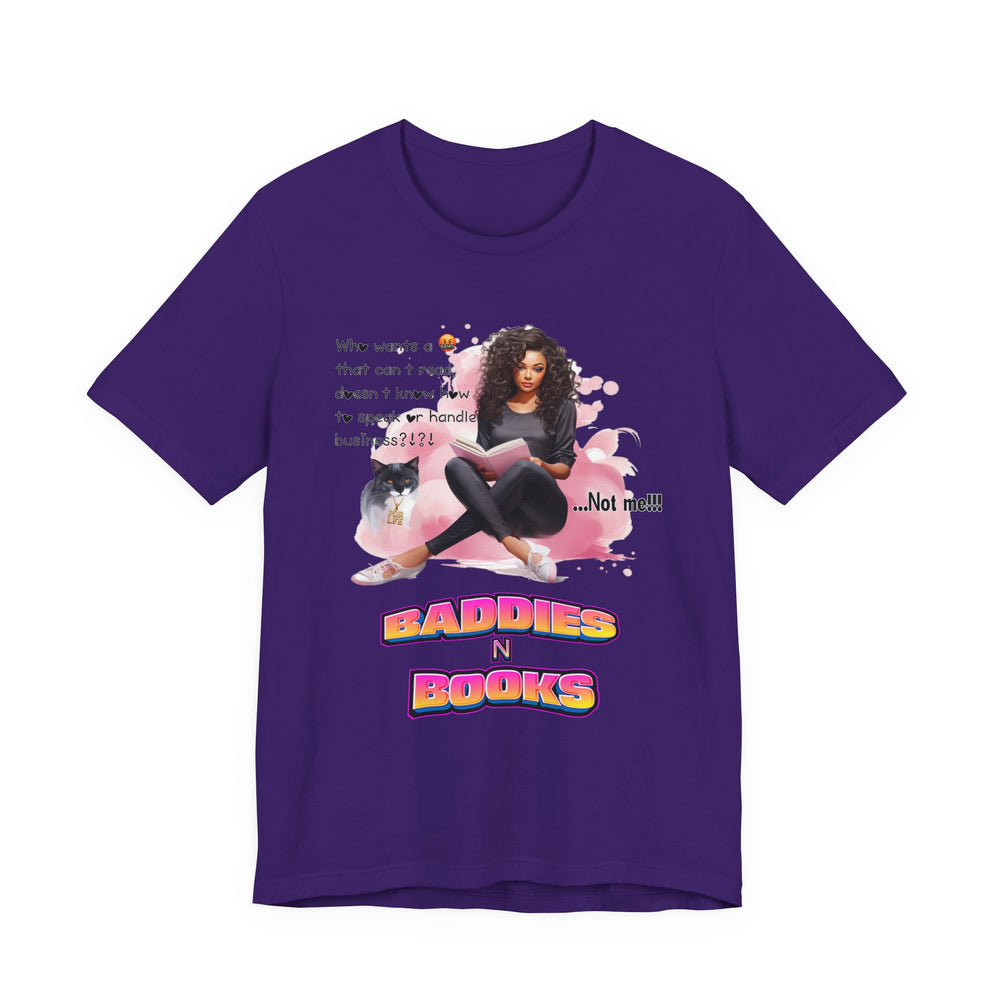 TEAM Purple t-shirt with graphic design and text on a white background