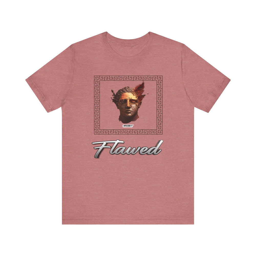 FLAWED HIP HOP Short Sleeve Tee - PDR LFE Heather Mauve / XS PDR LFE