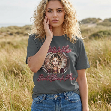 WATCH ME DON'T CLOCK ME Lady #4 Hip Hop Short Sleeve T-Shirt