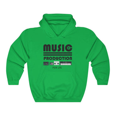 PDR LFE MUSIC PRODUCTION Unisex Heavy Blend™ Hooded Sweatshirt - PDR LFE Irish Green / S PDR LFE