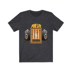 SOUND MAN Hip Hop Unisex Jersey Short Sleeve Tee - PDR LFE Dark Grey Heather / S PDR LFE