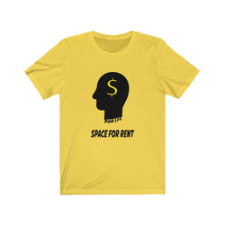 SPACE FOR RENT PDR LFE Unisex Jersey Short Sleeve Tee - PDR LFE Yellow / S PDR LFE