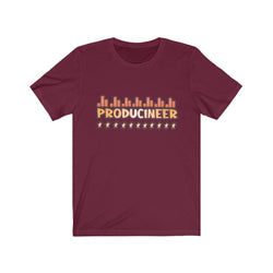 PRODUCINEER MIXER Unisex Jersey Short Sleeve Tee - PDR LFE Maroon / S PDR LFE