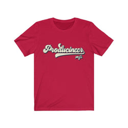 PRODUCINEER LINEN Unisex Jersey Short Sleeve Tee - PDR LFE Red / S PDR LFE