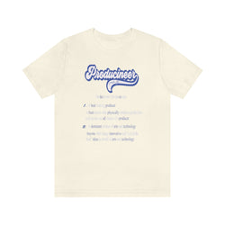 PRODUCINEER DEFINITION MENS HIP HOP TSHIRT - PDR LFE Natural / XS PDR LFE