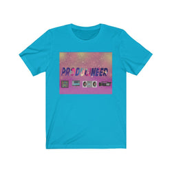 Producineer 1st Lady Unisex Jersey Short Sleeve Tee - PDR LFE Turquoise / S PDR LFE