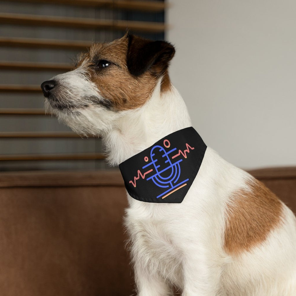 PRODUCINEER Hip Hop Pet Bandana Collar - PDR L.F.E. 