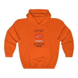 STOP BITING PDR LFE Unisex Heavy Blend™ Hooded Sweatshirt - PDR LFE Orange / S PDR LFE