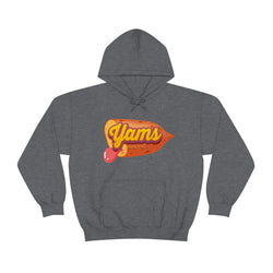 YAMS HIP HOP Heavy Blend™ Hooded Sweatshirt - PDR LFE Dark Heather / S PDR LFE