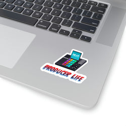 PRODUCER LIFE Kiss-Cut Stickers - PDR LFE 4" × 4" / Transparent Printify
