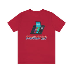 PRODUCER LIFE 23 MALE HIP HOP Short Sleeve Tee - PDR LFE Red / XS PDR LFE