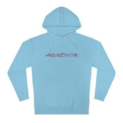 PRODUCINEER GALLERY Hip Hop Unisex Hooded Sweatshirt - PDR LFE XS / Blue Aqua PDR LFE