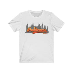PRODUCINEER TROPICAL CITY Unisex Jersey Short Sleeve Tee - PDR LFE White / M PDR LFE