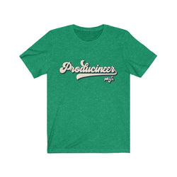 PRODUCINEER LINEN Unisex Jersey Short Sleeve Tee - PDR LFE Heather Kelly / S PDR LFE