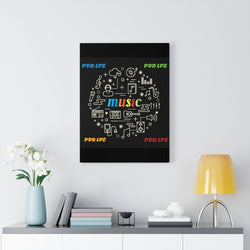 PDR LFE MUSIC VOID Stretched Canvas Painting - PDR LFE 8″ × 10″ / 1.5" PDR LFE