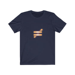 WE ARE NOT EQUAL Unisex Jersey Short Sleeve Tee - PDR LFE Navy / S PDR LFE