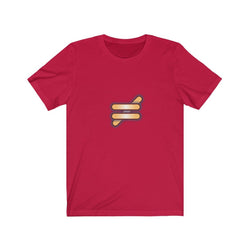 WE ARE NOT EQUAL Unisex Jersey Short Sleeve Tee - PDR LFE Red / S PDR LFE
