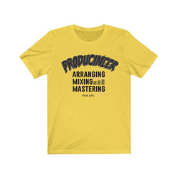 PRODUCINEER TOO MIXIE Unisex Jersey Short Sleeve Tee - PDR LFE Yellow / S PDR LFE