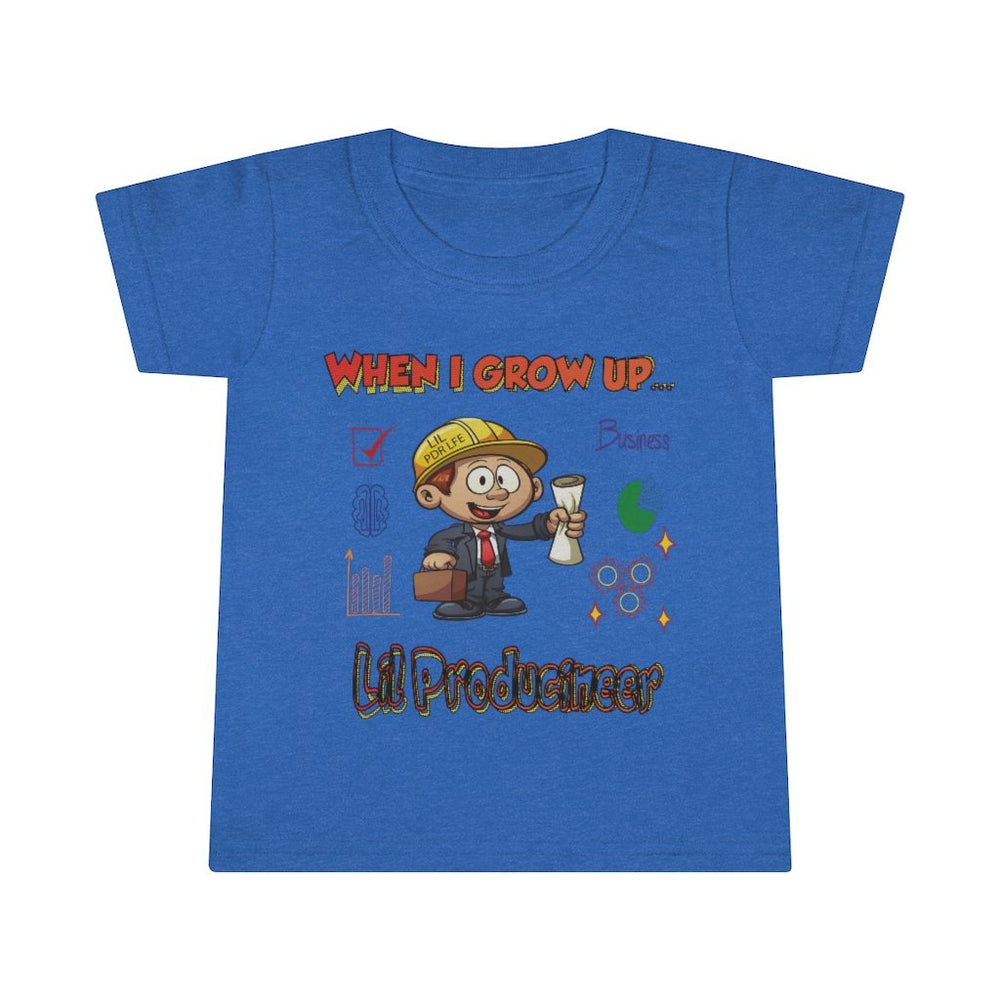 WHEN I GROW UP LIL PRODUCINEER Toddler T-shirt - PDR L.F.E. 