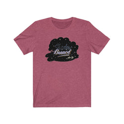 SHADOW BANNED Female Jersey Short Sleeve Tee - PDR LFE Heather Raspberry / XS PDR LFE
