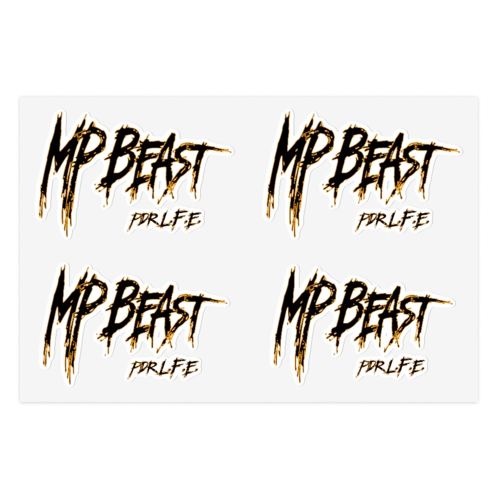 MP BEAST Hip Hop Sticker Sheets - PDR L.F.E. 