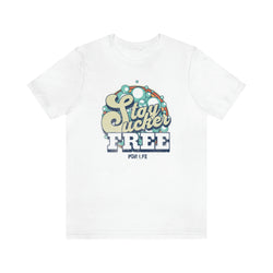 SUCKER FREE HIP HOP Jersey Short Sleeve Tee - PDR LFE White / XS PDR LFE