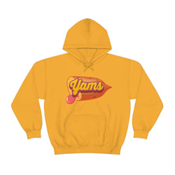 YAMS HIP HOP Heavy Blend™ Hooded Sweatshirt - PDR LFE Gold / S PDR LFE