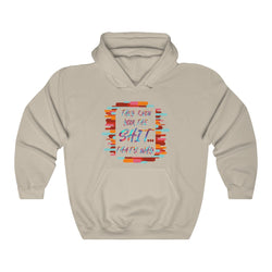 THEY KNOW WHY "LOVE THE HATE" SERIES Unisex Heavy Blend™ Hooded Sweatshirt - PDR LFE Sand / S PDR LFE