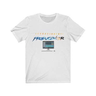 PRODUCINEER GENERAL Unisex Jersey Short Sleeve Tee - PDR LFE White / S PDR LFE