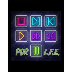 PRESS PLAY Hip Hop Microfiber Duvet Cover - PDR LFE Twin / Cream PDR LFE