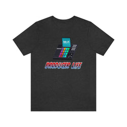 PRODUCER LIFE 23 MALE HIP HOP Short Sleeve Tee - PDR LFE Dark Grey Heather / XS PDR LFE