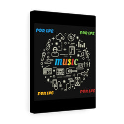 PDR LFE MUSIC VOID Stretched Canvas Painting - PDR LFE 12″ × 16″ / 1.5" PDR LFE