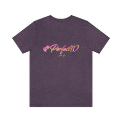 PERFECT 10 PINK LEMONADE Short Sleeve Tee - PDR LFE Heather Team Purple / XS PDR LFE