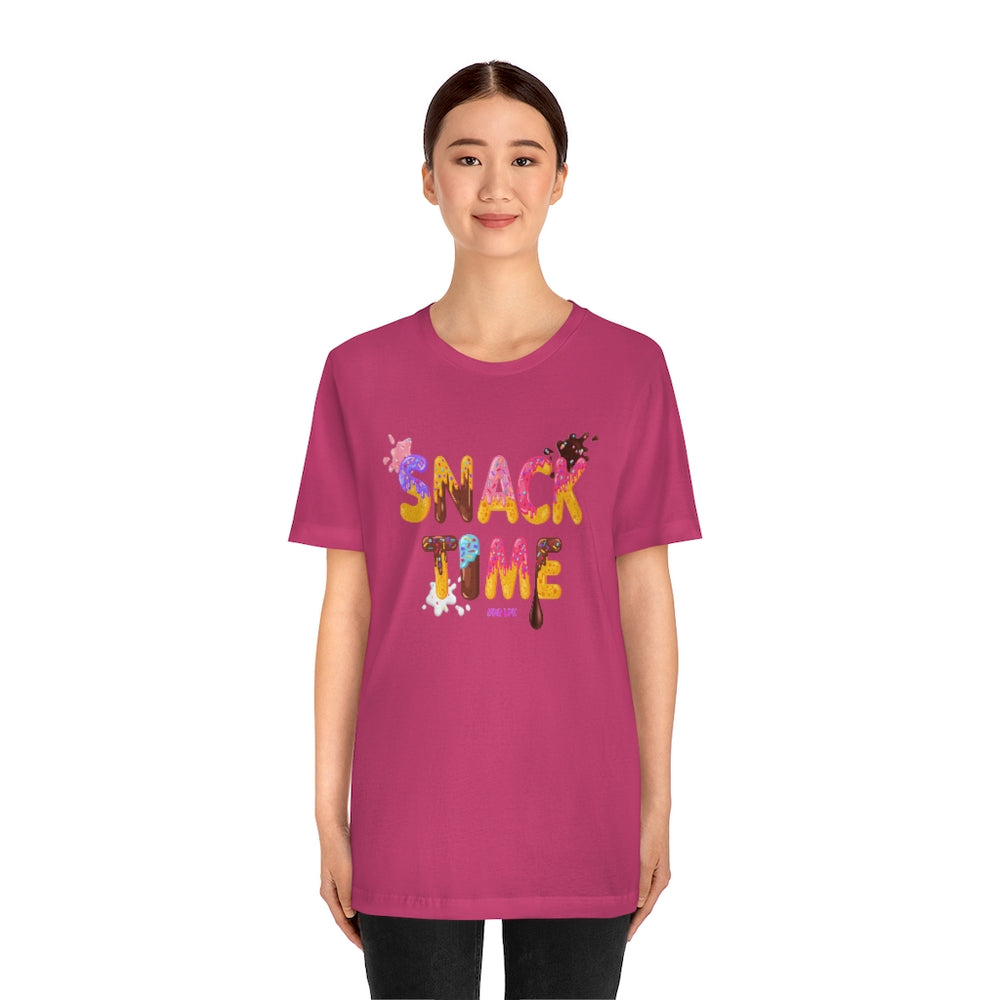 SNACK TIME Hip Hop Ladies Jersey Short Sleeve Tee - PDR L.F.E. 