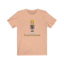 YOUR HIGHNESS PODCAST Unisex Jersey Short Sleeve Tee - PDR LFE Heather Peach / XS PDR LFE
