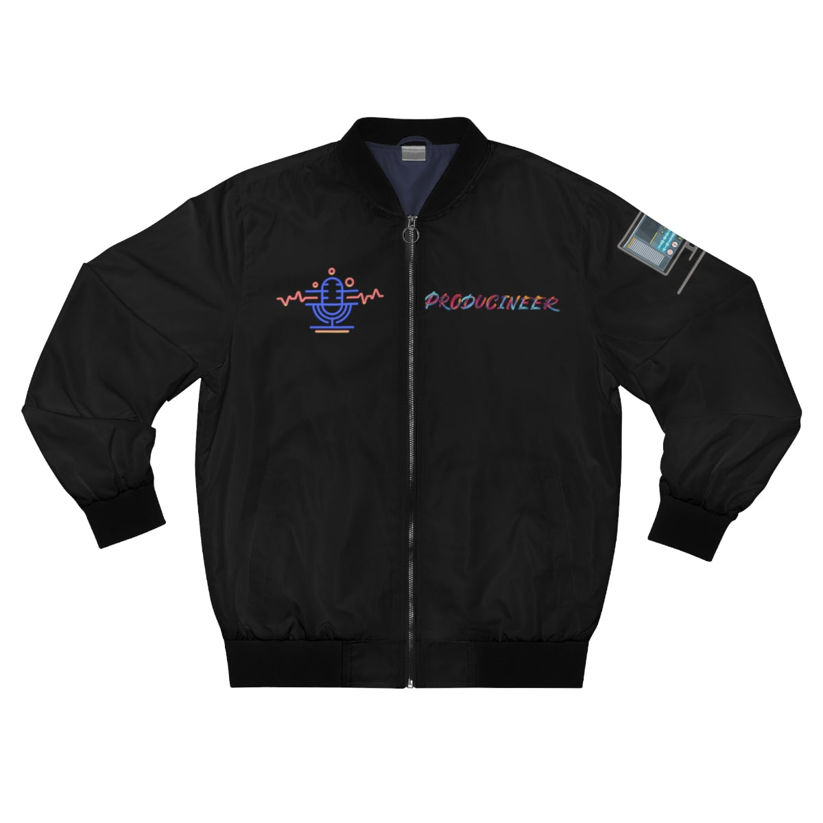 PRODUCINEER HIP HOP ENGINEER Men's Bomber Jacket - PDR L.F.E. 