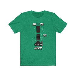 SHOOTER ON DECK Unisex Jersey Short Sleeve Tee - PDR LFE Heather Kelly / S PDR LFE