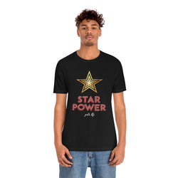 STAR POWER UNISEX HIP HOP TSHIRT - PDR LFE Black / XS PDR LFE