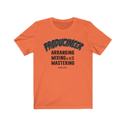 PRODUCINEER TOO MIXIE Unisex Jersey Short Sleeve Tee - PDR LFE Orange / S PDR LFE
