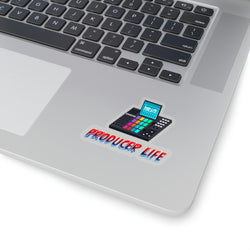 PRODUCER LIFE Kiss-Cut Stickers - PDR LFE 3" × 3" / Transparent Printify
