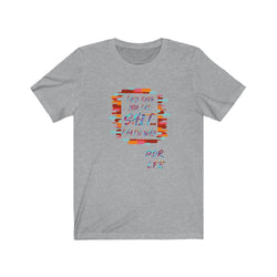 THEY KNOW PDR LFE "LOVE THE HATE SERIES" Unisex Jersey Short Sleeve Tee - PDR LFE Athletic Heather / XS PDR LFE