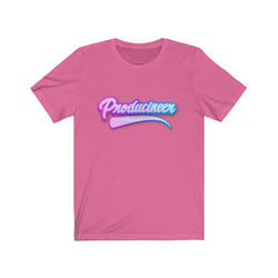 PRODUCINEER NEON GLOW Unisex Jersey Short Sleeve Tee - PDR LFE Charity Pink / S PDR LFE