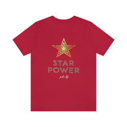 STAR POWER UNISEX HIP HOP TSHIRT - PDR LFE Red / XS PDR LFE