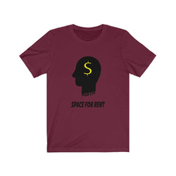 SPACE FOR RENT PDR LFE Unisex Jersey Short Sleeve Tee - PDR LFE Maroon / S PDR LFE