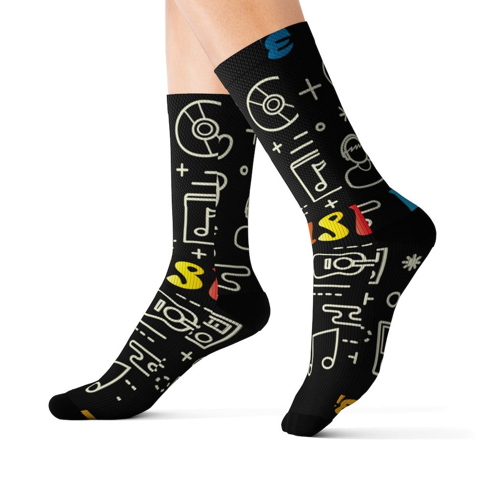 PDR LFE Music Vibes Hip Hop Socks - PDR L.F.E. 