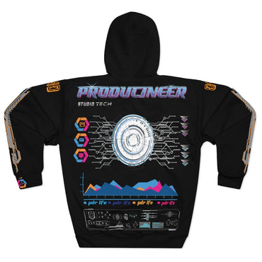 PRODUCINEER STUDIO TECH HIP HOP SUB Unisex Pullover Hoodie - PDR LFE XS PDR LFE