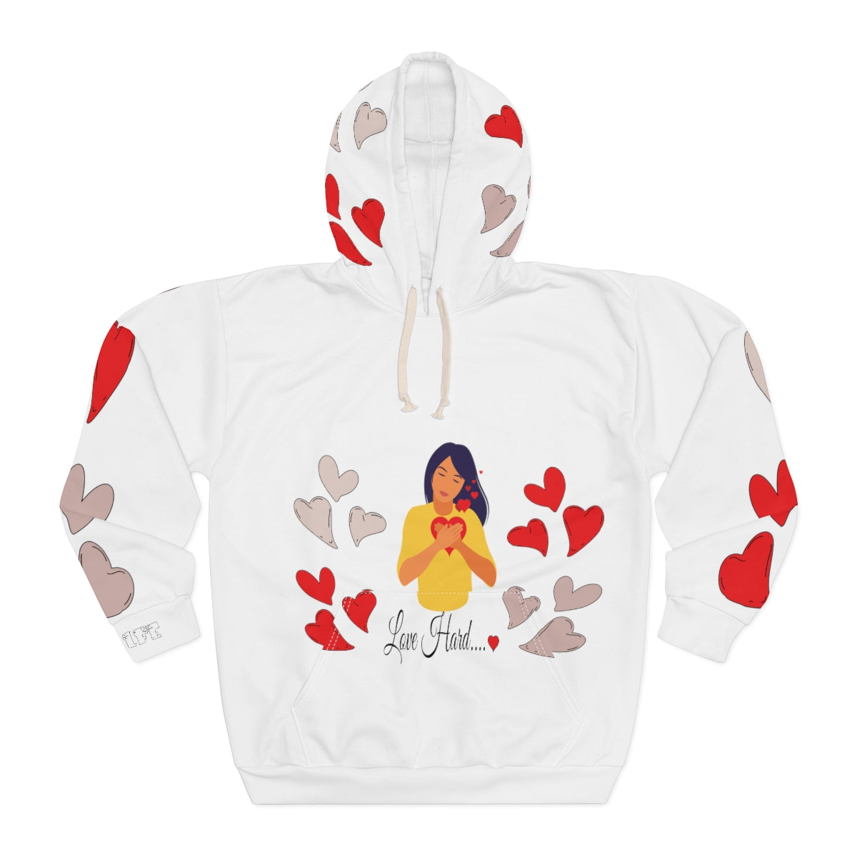LOVE HARD 2 Unisex Pullover Hoodie - PDR L.F.E. 