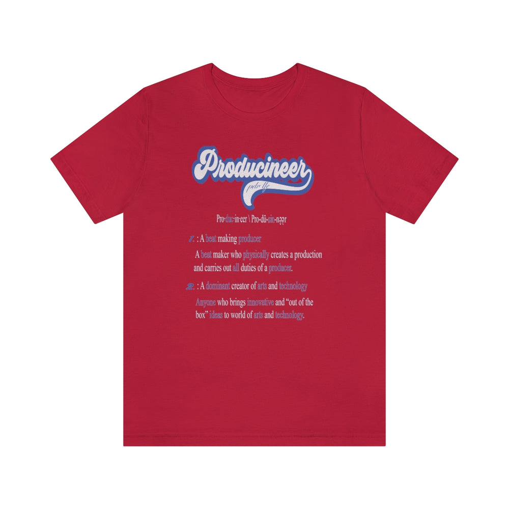 PRODUCINEER DEFINITION MENS HIP HOP TSHIRT - PDR L.F.E. Red / XS PDR LFE