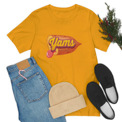 YAMS FEMALE HIP HOP Short Sleeve Tee - PDR LFE Gold / XS PDR LFE