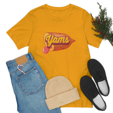 YAMS FEMALE HIP HOP Short Sleeve Tee - PDR LFE Gold / XS PDR LFE